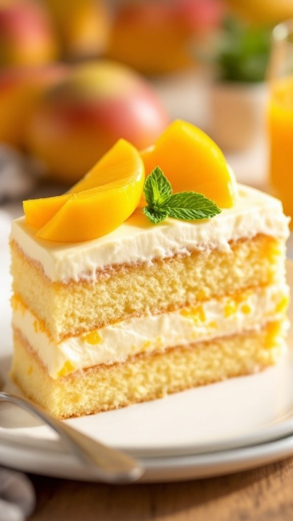 Mango Lassi Tres Leches Cake Recipe