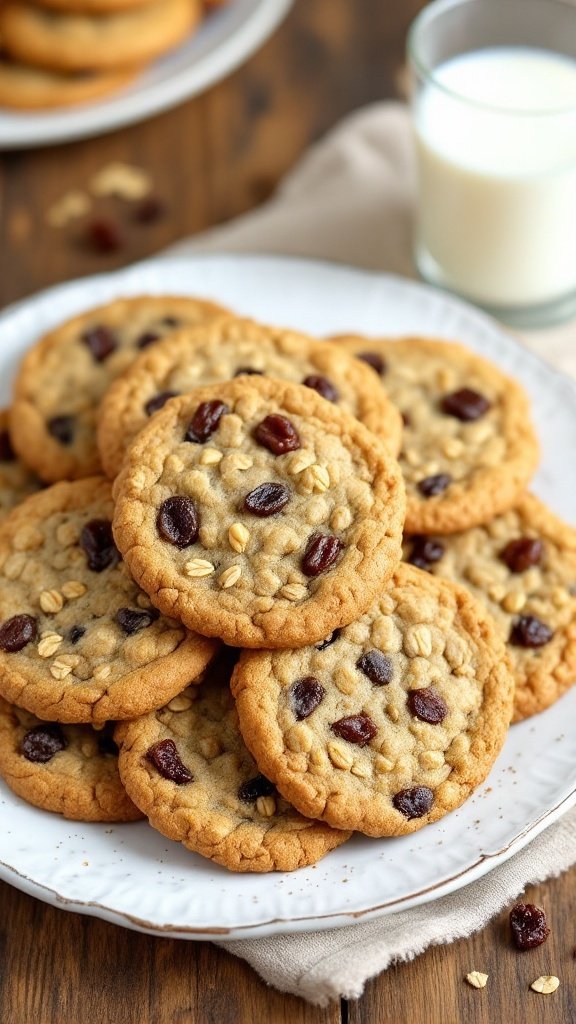 Deliciously Soft & Chewy Oatmeal Raisin Cookies Recipe