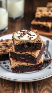 Decadent Fudgy and Chewy Brookies Recipe - Dough Whisperer – Where