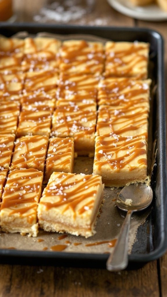 Decadent Salted Caramel Butter Bars