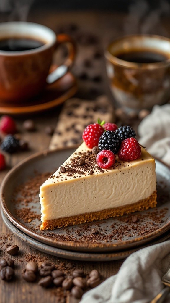 Decadent Creamy Coffee Cheesecake Delight