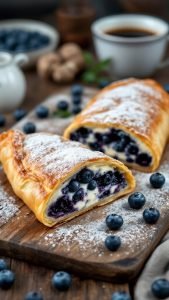 Delicious Blueberry Cream Cheese Strudel Recipe - Dough Whisperer ...
