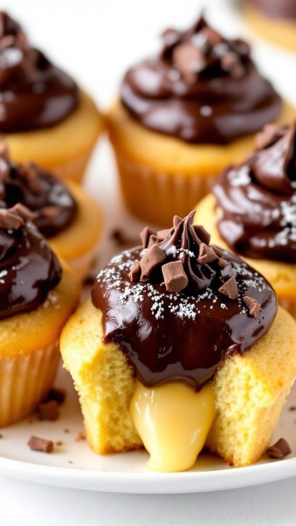 Decadent Boston Cream Pie Cupcakes Recipe