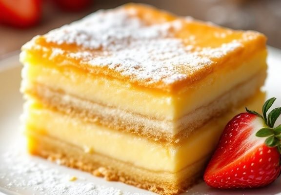 Classic Australian Vanilla Slice Recipe with Creamy Custard Filling
