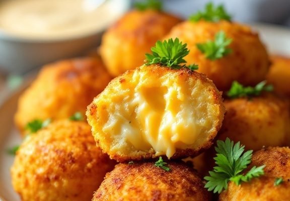 Cheesy Potato Croquettes Recipe
