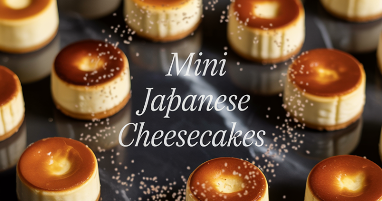 Cloud-Like Delicacy: Mastering Moist Mini Japanese Cheesecakes