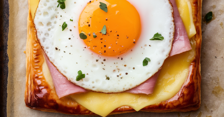 Flaky Breakfast Pastry Eggs: A Savory Start for Your Morning Elegance