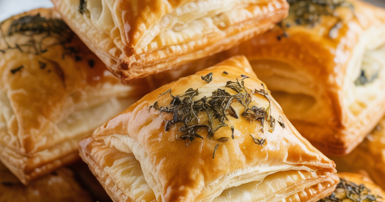 Elegant Herb & Cheese Puff Pastry Bites: A Crowd-Pleasing Appetizer Delight