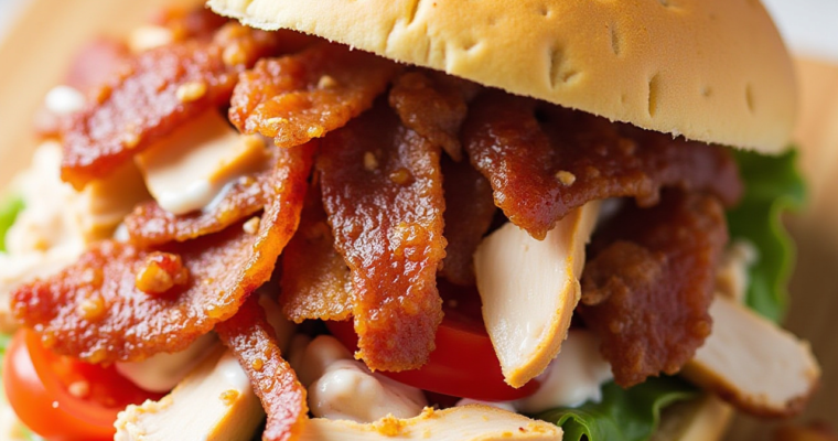 Bold & Crunchy: The Ultimate Chopped Chicken Bacon Ranch Sandwich Recipe