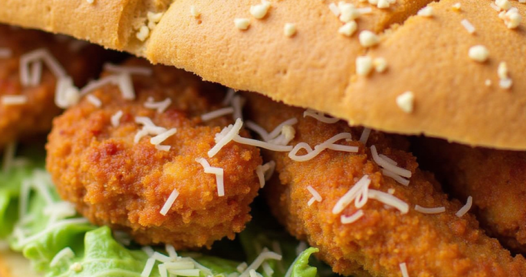 Crispy Chicken Caesar Sandwich: A Symphony of Crunch and Creamy Indulgence