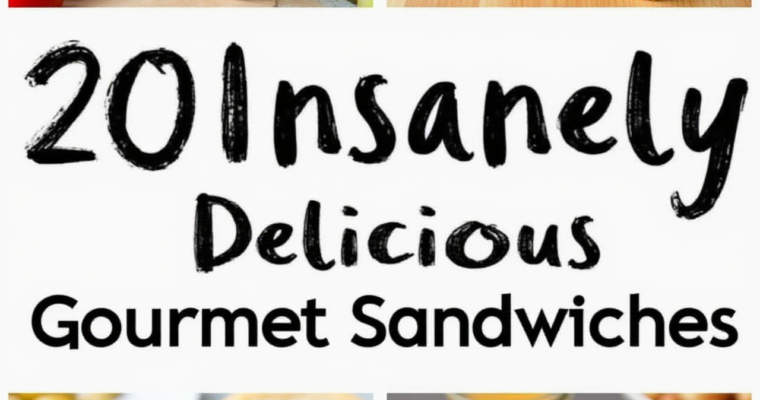 “Gourmet Lunch Elevation: 20 Creative Sandwich Recipes to Transform Your Midday Meal”