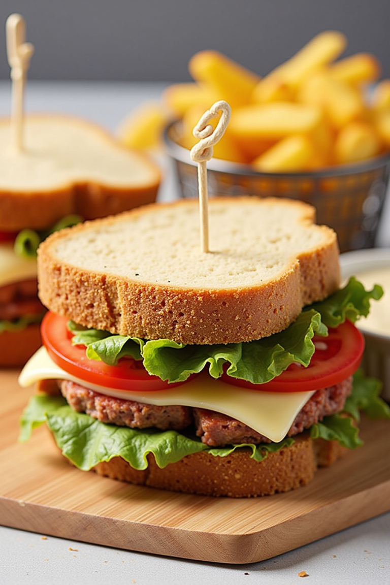 Triple-Layered Classic: The Ultimate Turkey & Ham Club Sandwich Recipe ...